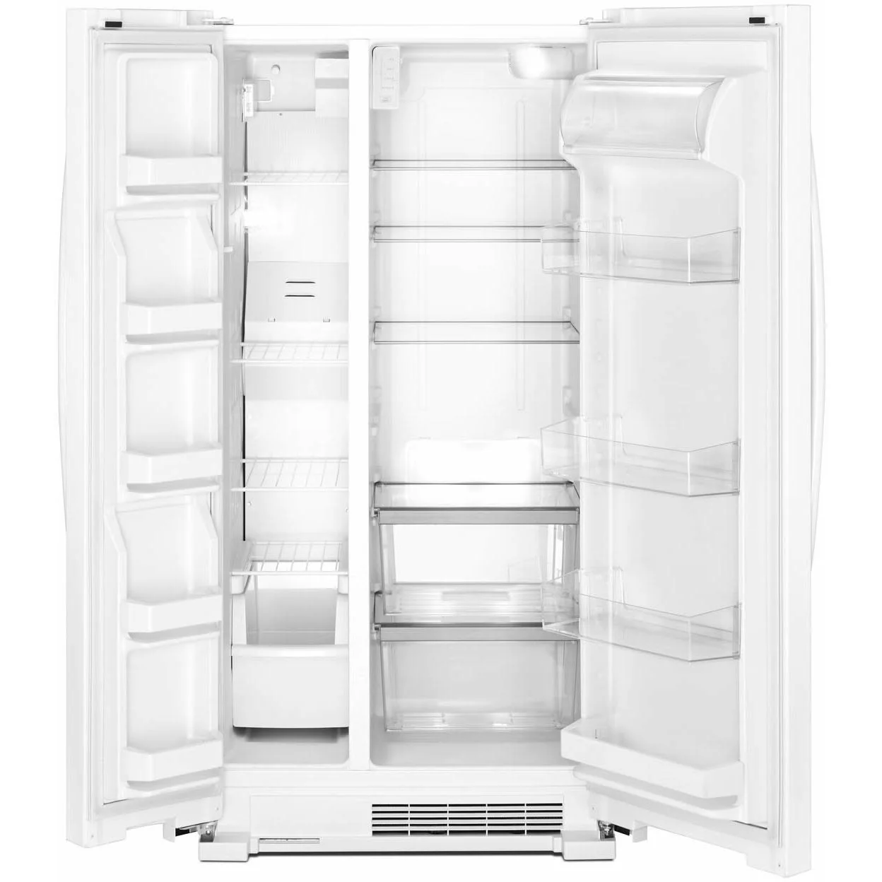 Whirlpool Réfrigérateur cÎte-à -cÎte amovible de 33 po, 21.7 pi.cu. avec dégivrage intelligent WRS312SNHW - Image 2