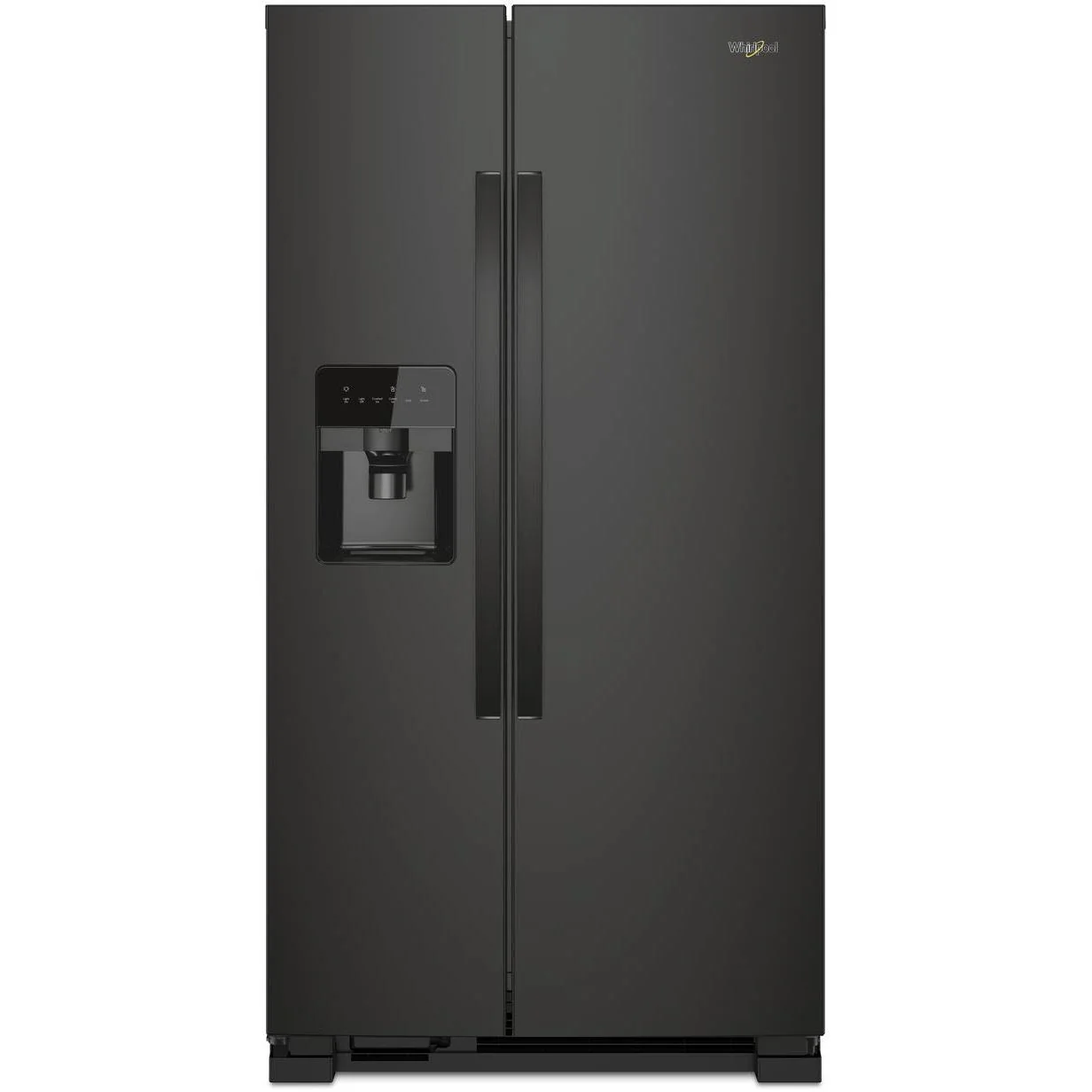 Whirlpool Réfrigérateur côte-à-côte amovible de 33 po, 2,4 pi.cu. avec distributeur externe de glaçons et eau avec filtration d'eau EveryDrop™ WRS331SDHB