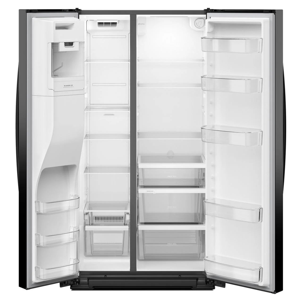 Whirlpool Réfrigérateur côte-à-côte de 36 pouces, 21 pi. cu. avec distributeur d'eau et de glace WRSC5536RB - Image 2