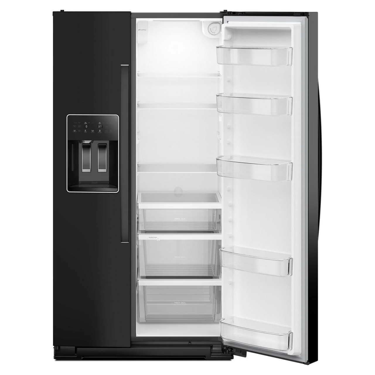 Whirlpool Réfrigérateur côte-à-côte de 36 pouces, 21 pi. cu. avec distributeur d'eau et de glace WRSC5536RB - Image 3