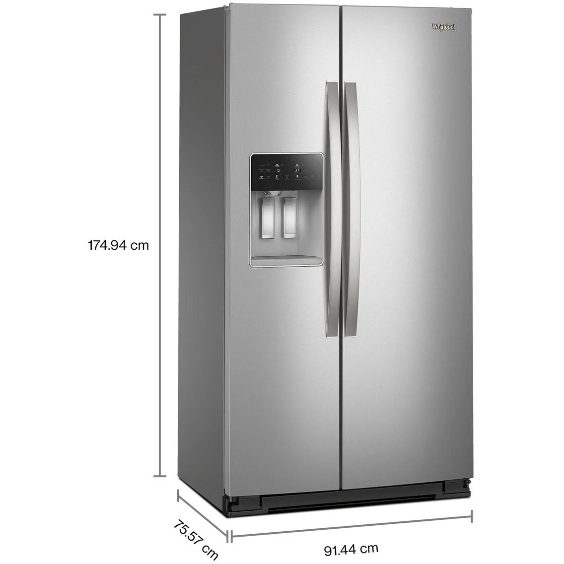 Whirlpool Réfrigérateur côte-à-côte de 36 pouces, 21 pi. cu. avec distributeur d'eau et de glace WRSC5536RB - Image 32