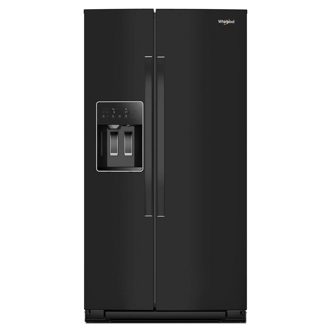 Whirlpool Réfrigérateur côte-à-côte de 36 pouces, 28 pi. cu. avec distributeur d'eau et de glace WRSF5536RB