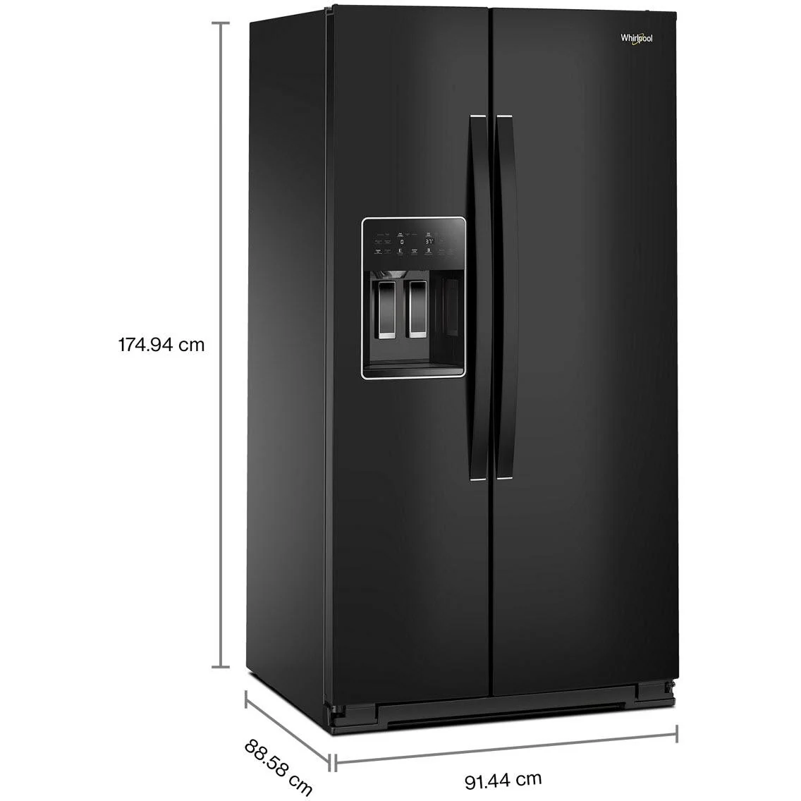 Whirlpool Réfrigérateur côte-à-côte de 36 pouces, 28 pi. cu. avec distributeur d'eau et de glace WRSF5536RB - Image 31