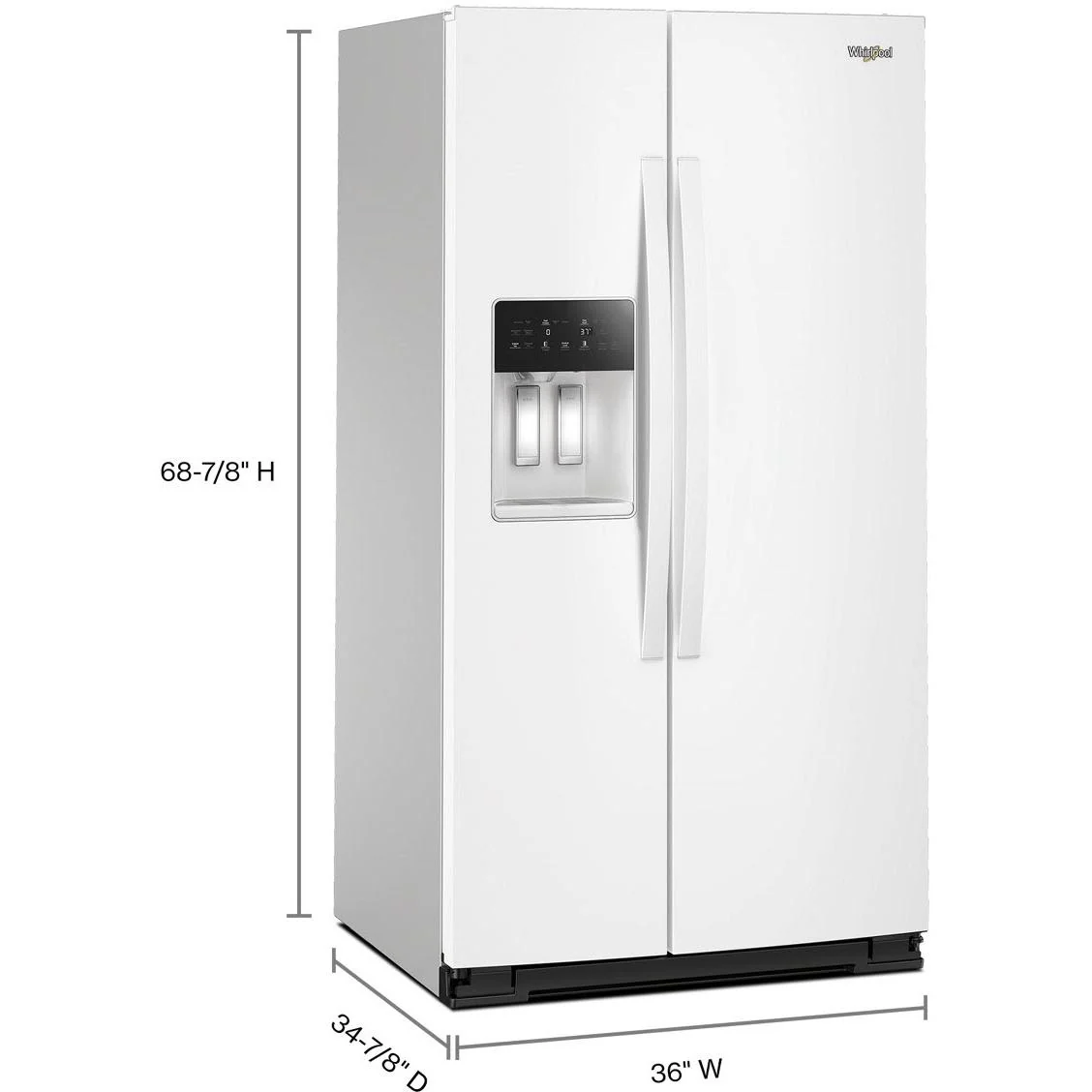 Whirlpool Réfrigérateur côte-à-côte de 36 pouces, 28 pi. cu. avec distributeur d'eau et de glace WRSF5536RB - Image 32
