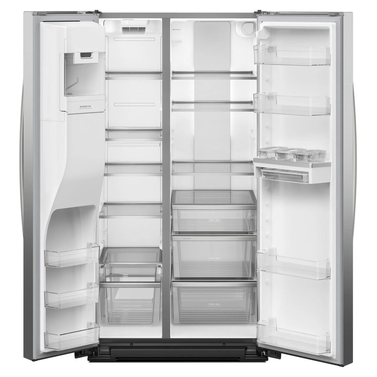 Whirlpool Réfrigérateur côte-à-côte de 36 pouces, 28 pi. cu. avec distributeur d'eau et de glace WRSF6536RZ - Image 2