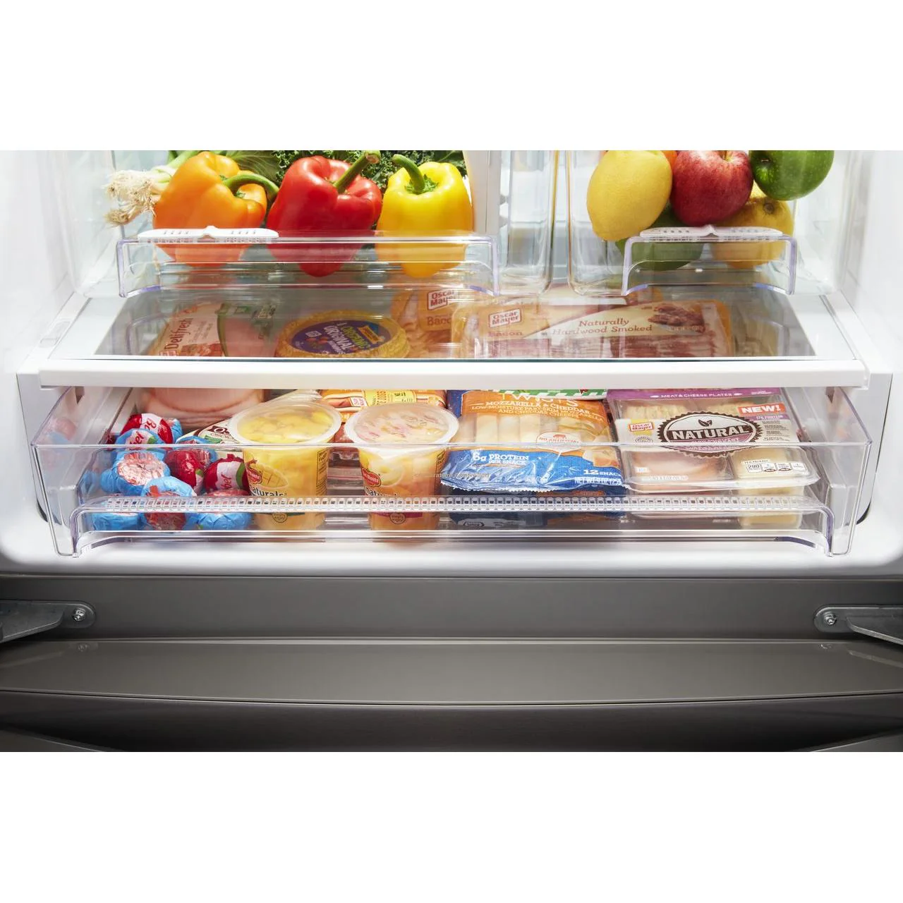 Whirlpool Réfrigérateur trois portes avec porte à deux battants amovible de 30 po, 19,7 pi. cu. avec distributeur externe d'eau avec filtration EveryDrop® WRF560SEHW - Image 32