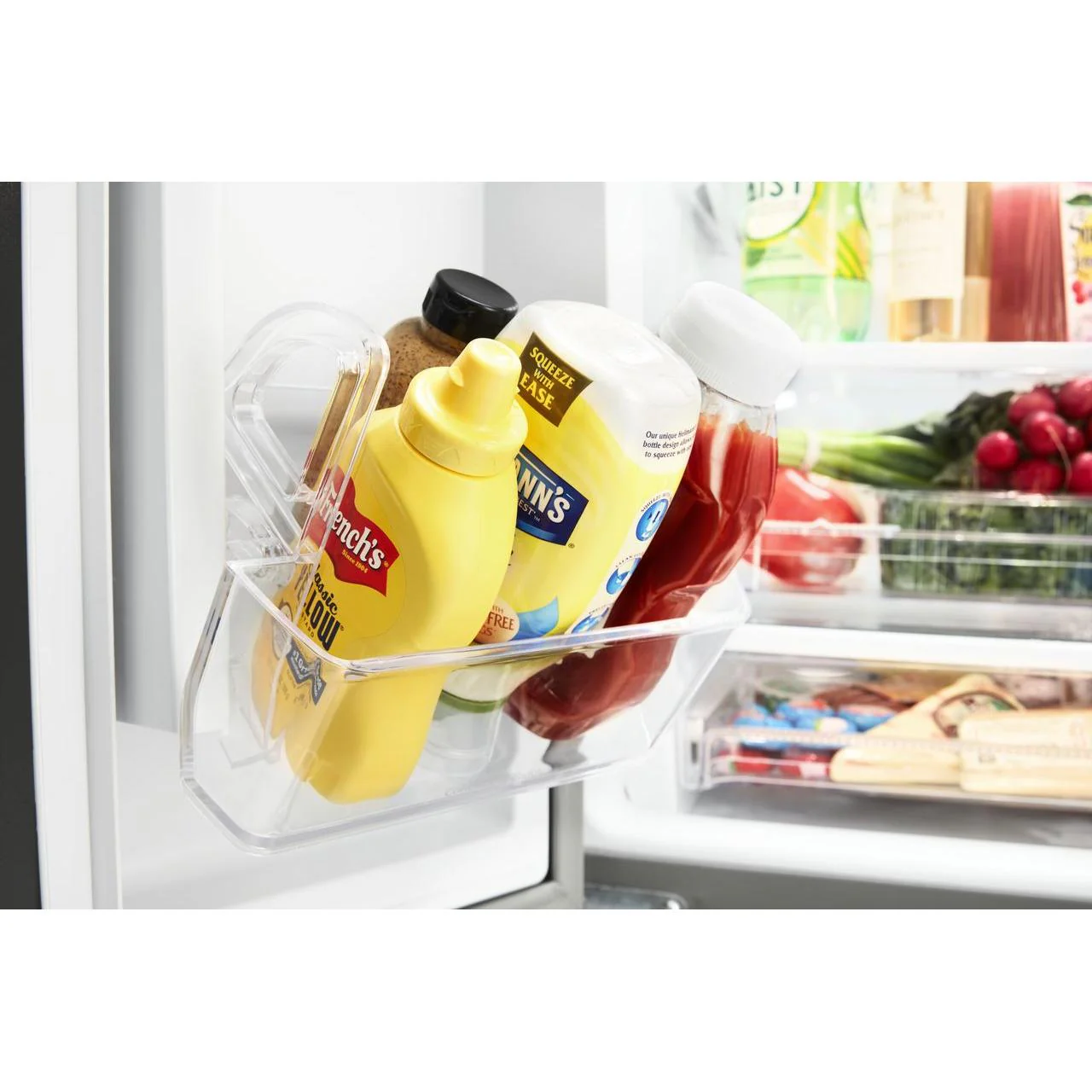 Whirlpool Réfrigérateur trois portes avec porte à deux battants amovible de 30 po, 19,7 pi. cu. avec distributeur externe d'eau avec filtration EveryDrop® WRF560SEHW - Image 8
