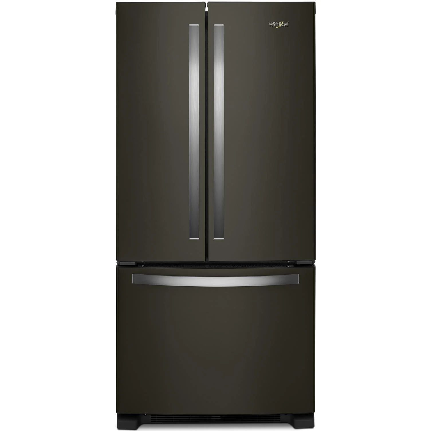 Whirlpool Réfrigérateur trois portes avec porte à deux battants amovible de 33 pouces, 22,1 pi. cu. avec machine à glaçons WRFF5333PV