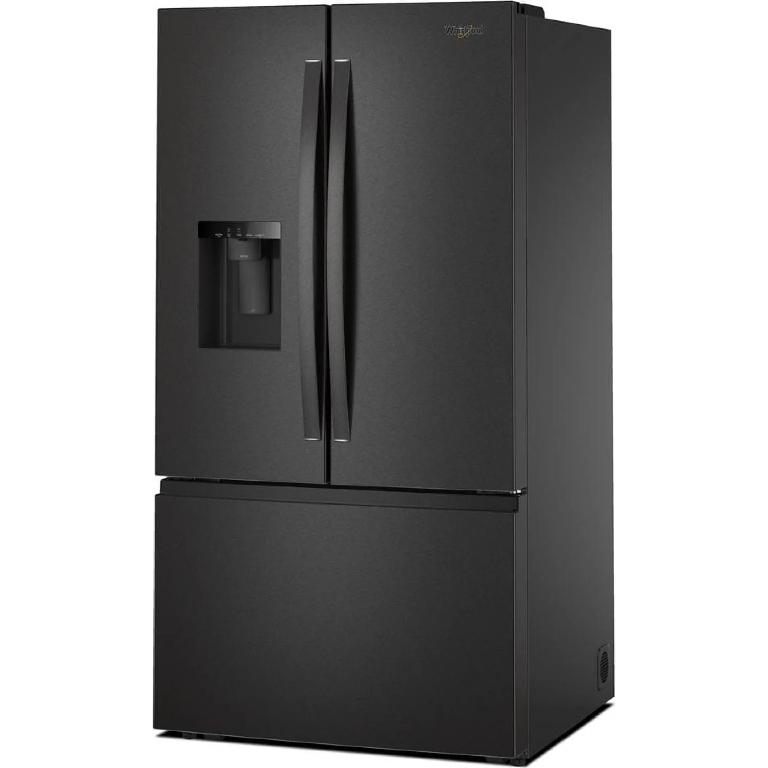 Whirlpool Réfrigérateur trois portes avec porte à deux battants autoportant de 36 pouces, 30 pi. cu. avec système distributeur d'eau et de glaçons externe WRFF3536SV - Image 4