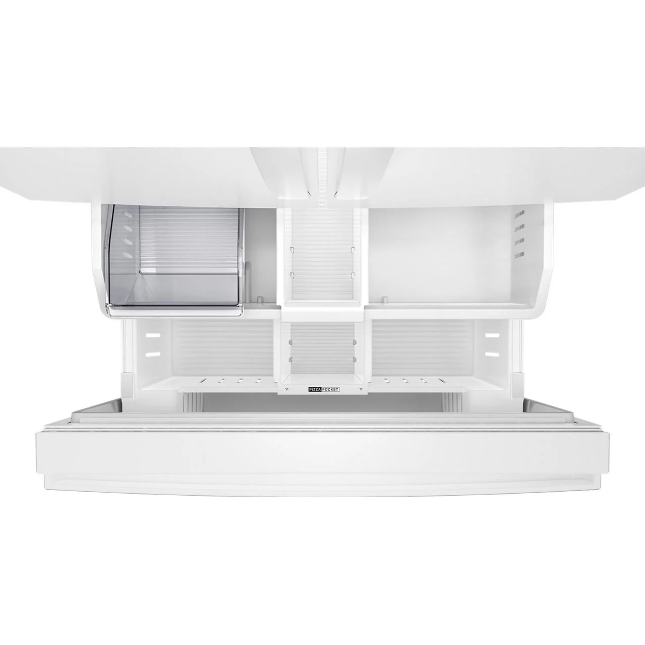 Whirlpool Réfrigérateur trois portes avec porte à deux battants autoportant de 36 pouces, 31 pi. cu. avec machine à glaçons interne WRFF3136SW - Image 5