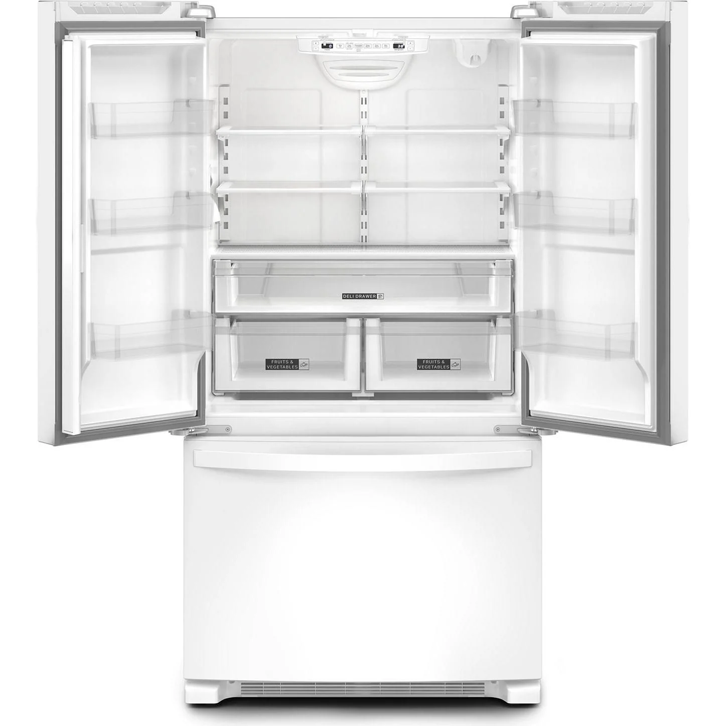 Whirlpool Réfrigérateur trois portes avec porte à deux battants de 36 pouces, 20 pi. cu. WRFC2036RW - Image 2