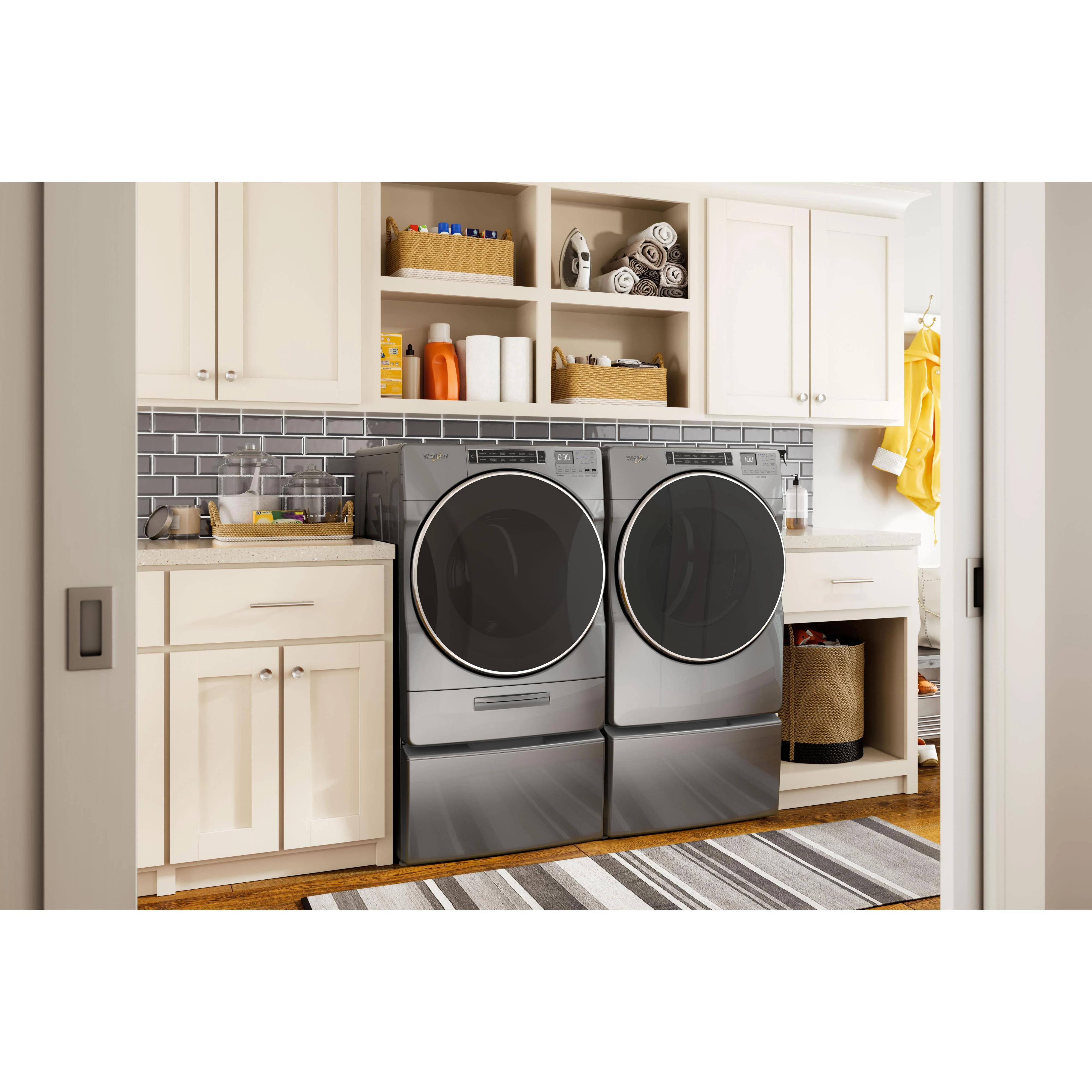 Whirlpool Sécheuse électrique de 7,4 pi cu avec Wrinkle Shield™ Plus YWED8620HC - Image 5