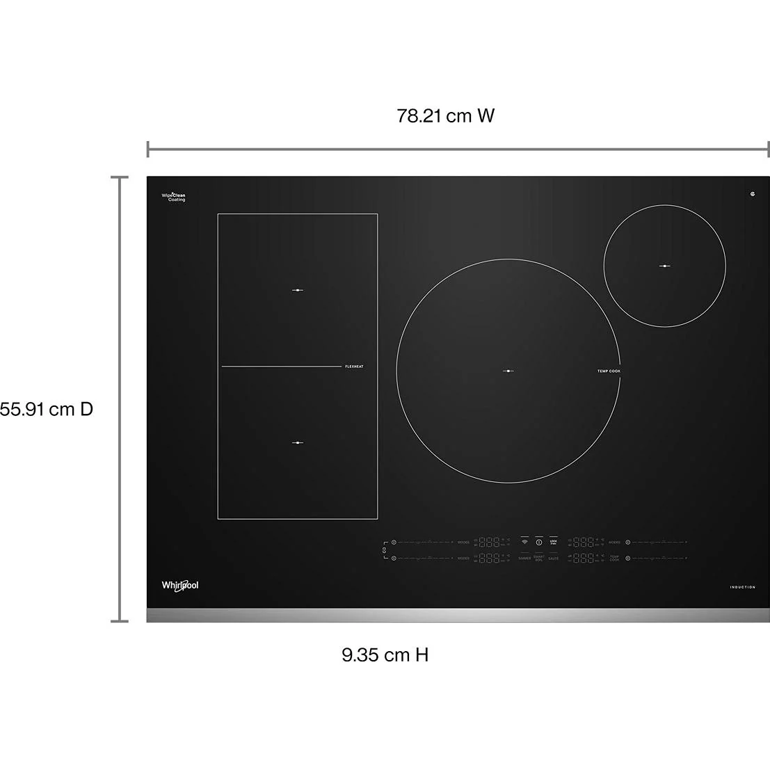 Whirlpool Table de cuisson à induction intelligente de 30 pouces avec technologie Temp Cook™ - Image 16