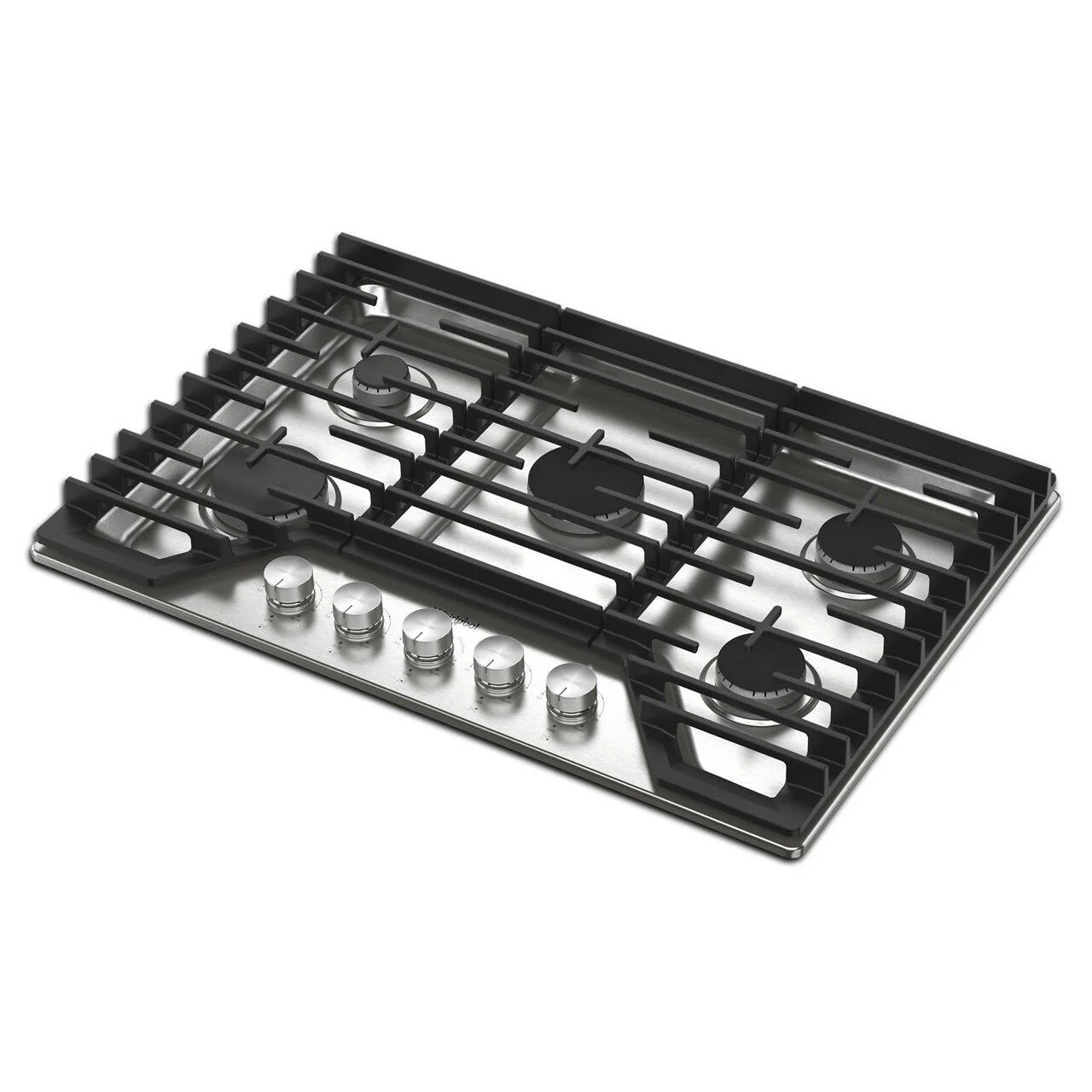 Whirlpool Table de cuisson encastrée à gaz de 30 pouces avec brûleur SpeedHeat™ WCGK7030PS - Image 3
