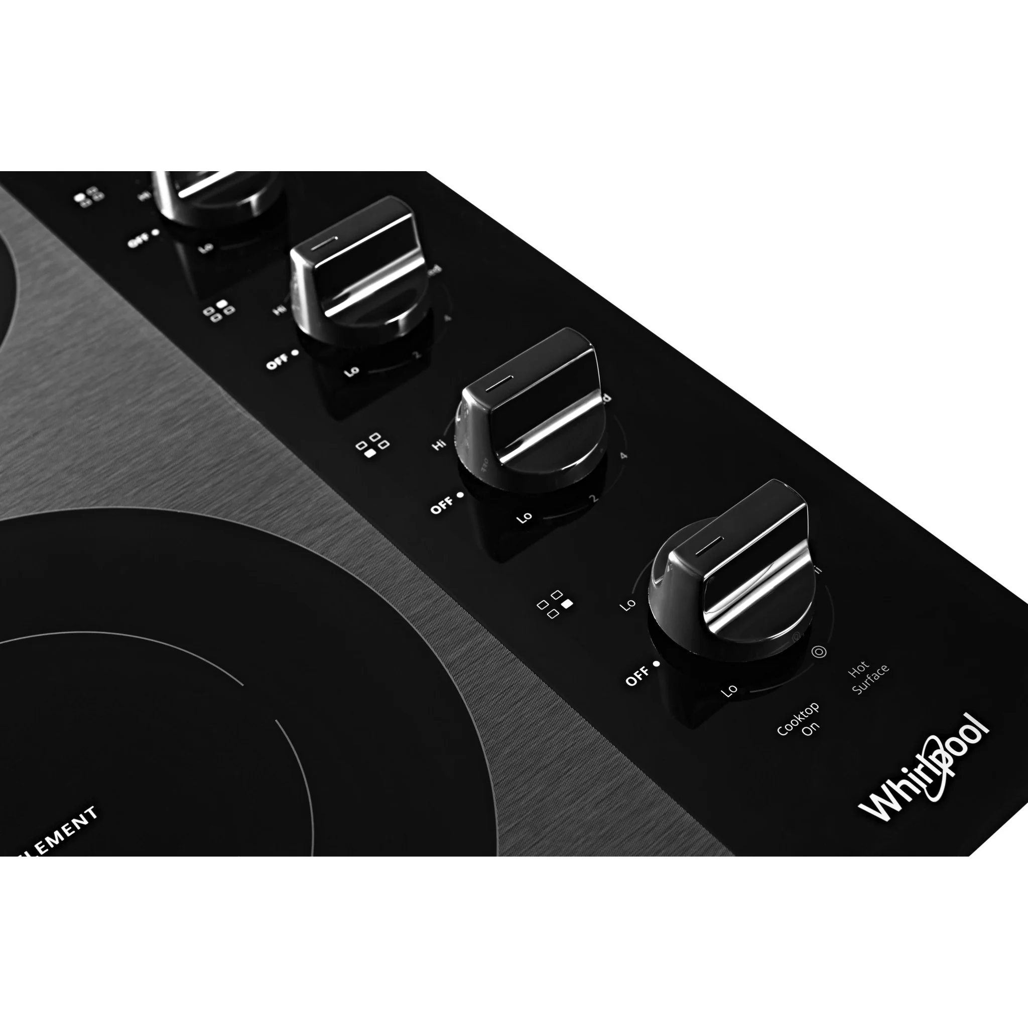 Whirlpool Table de cuisson encastrée électrique de 24 po avec élément FlexHeat™ WCE55US4HB - Image 2