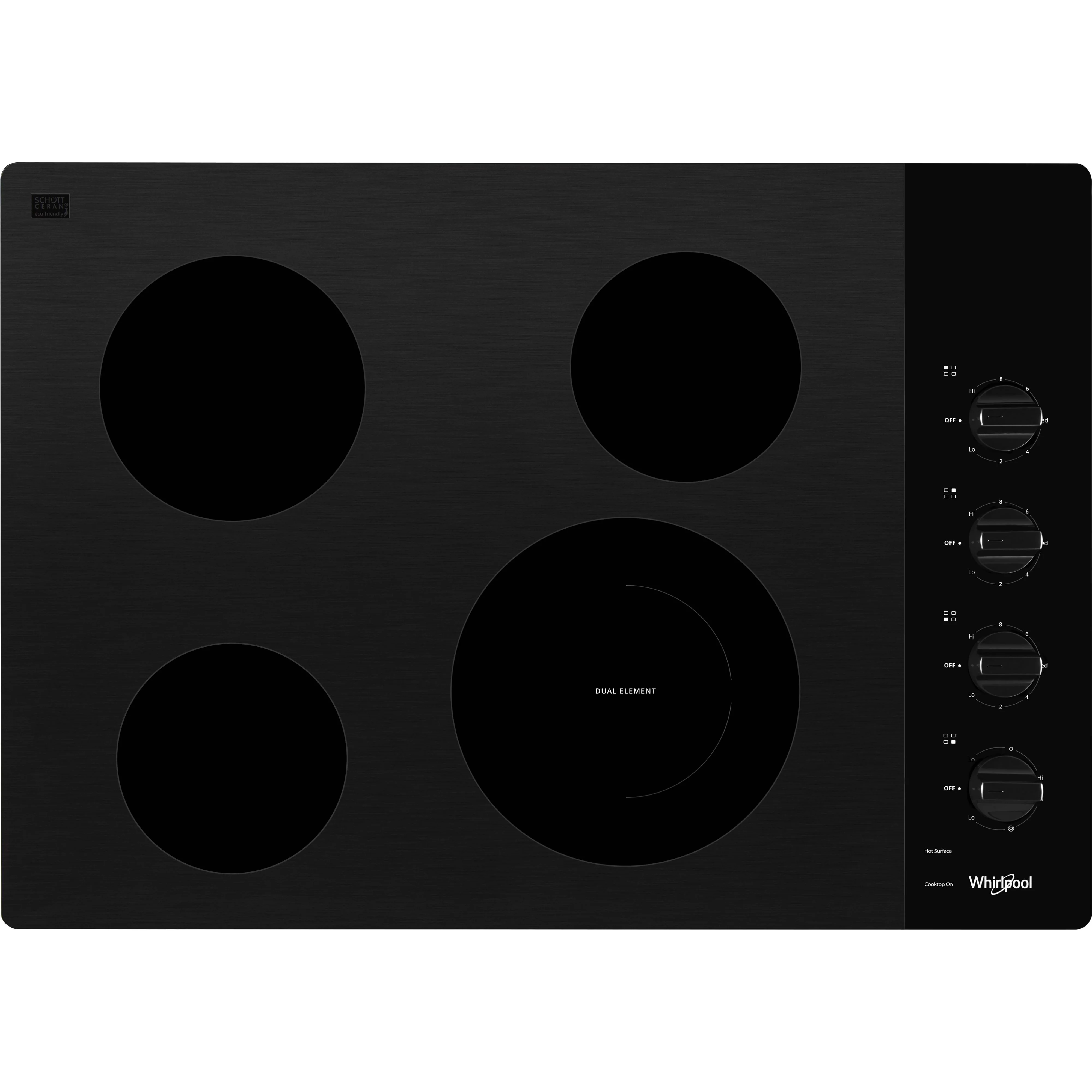 Whirlpool Table de cuisson encastrée électrique de 30 po