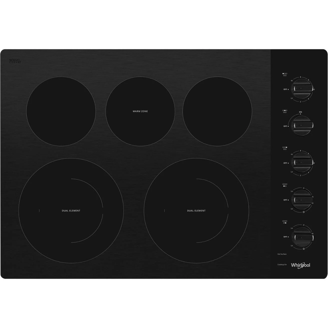 Whirlpool Table de cuisson encastrée électrique de 30 po
