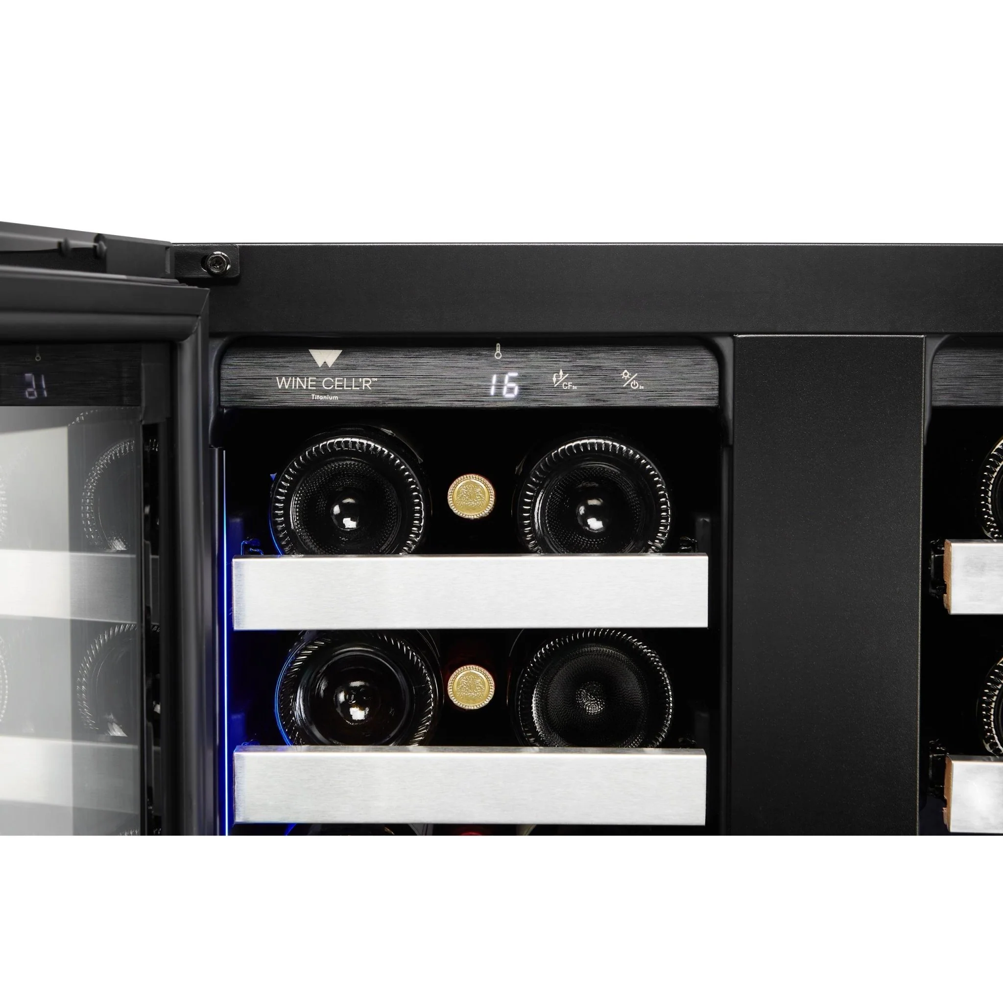 Wine Cell'R Centre de breuvages Collection Titanium avec Wi-Fi WC2743SSBC - Image 4