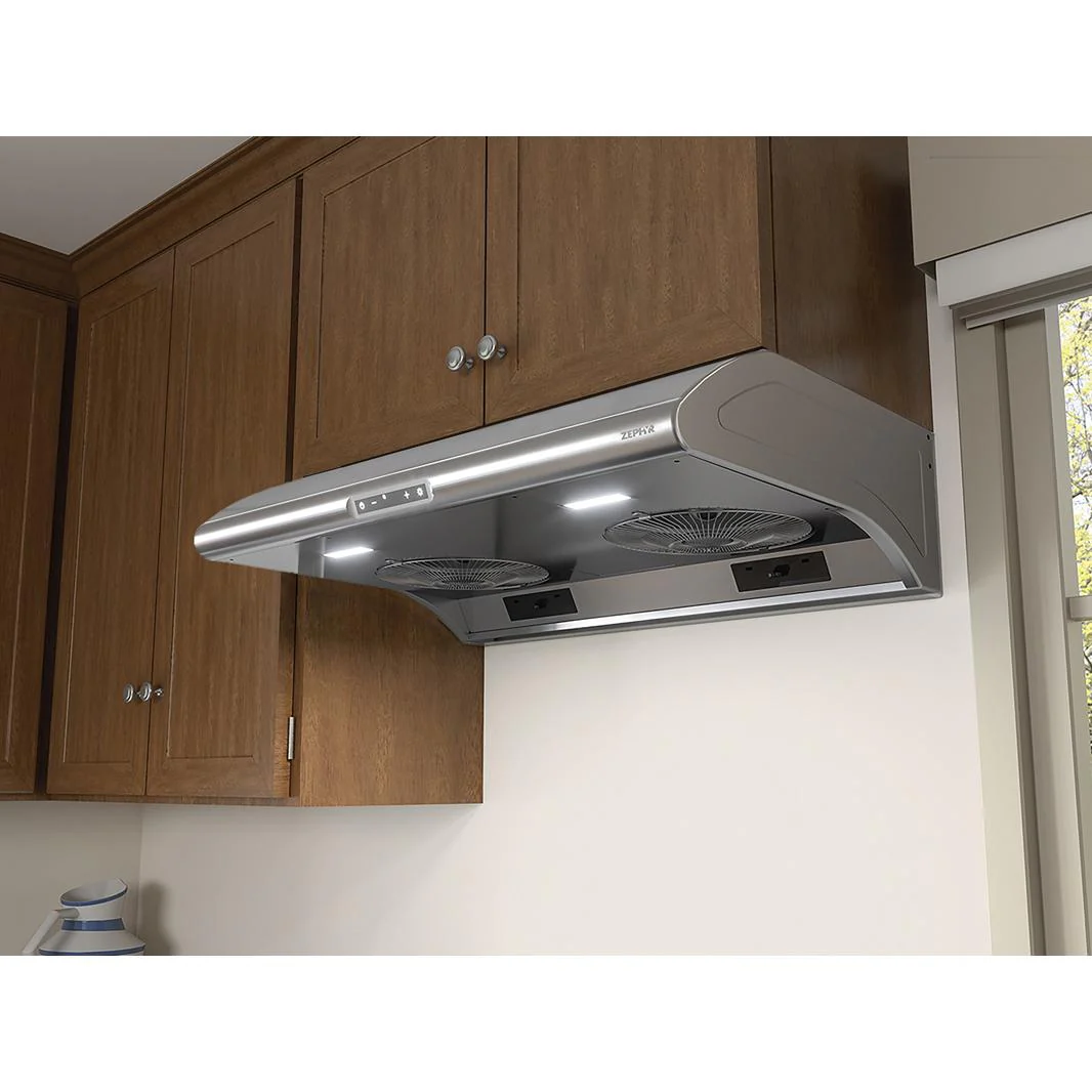 Zephyr Hotte de cuisinière sous cabinet Typhoon de 42 po AK2142CS - Image 3