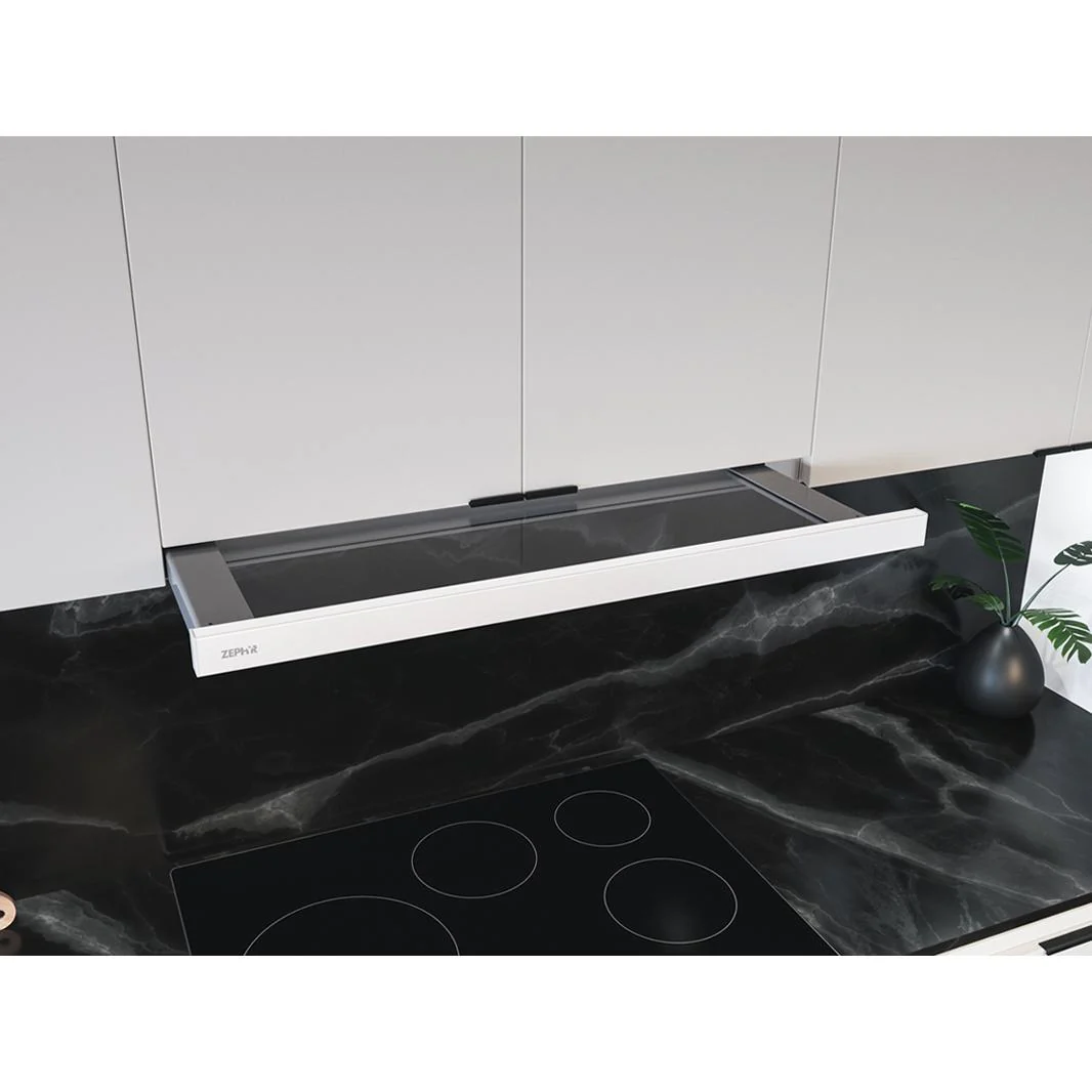 Zephyr Hotte de cuisinière sous le cabinet série Pisa de 24 po. ZPI-E24BW - Image 2
