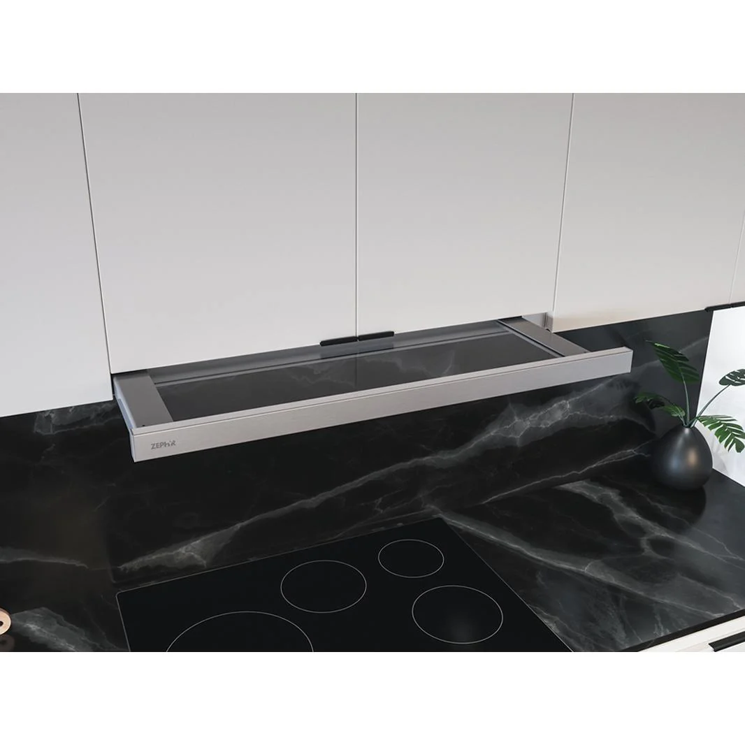 Zephyr Hotte de cuisinière sous le cabinet série Pisa de 30 po. ZPI-E30BG - Image 2