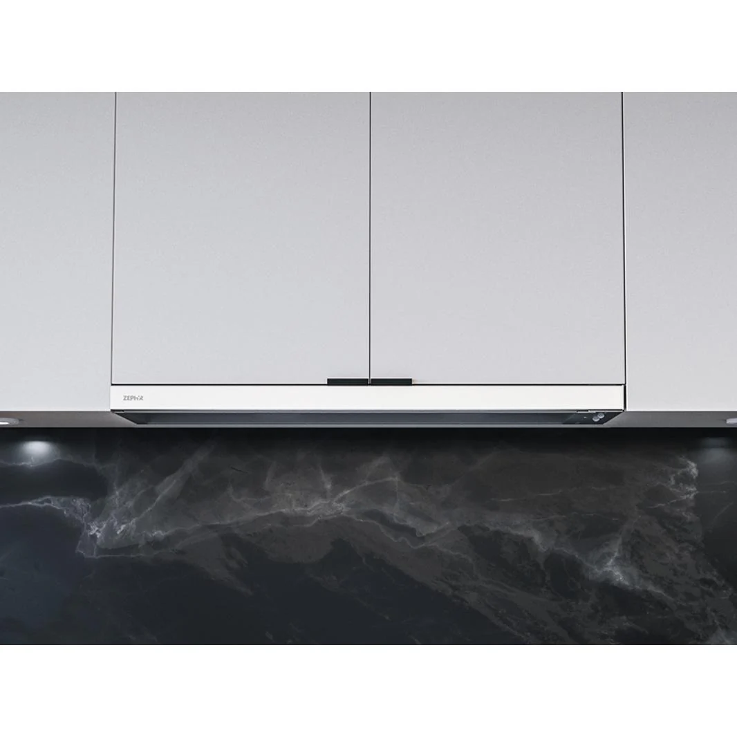 Zephyr Hotte de cuisinière sous le cabinet série Pisa de 30 po. ZPI-E30BW