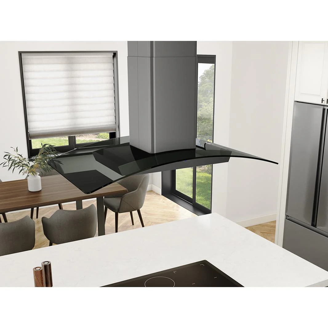 Zephyr Hotte îlot série Core Ravenna de 36 pouces ZRE-M90BBSGG - Image 4