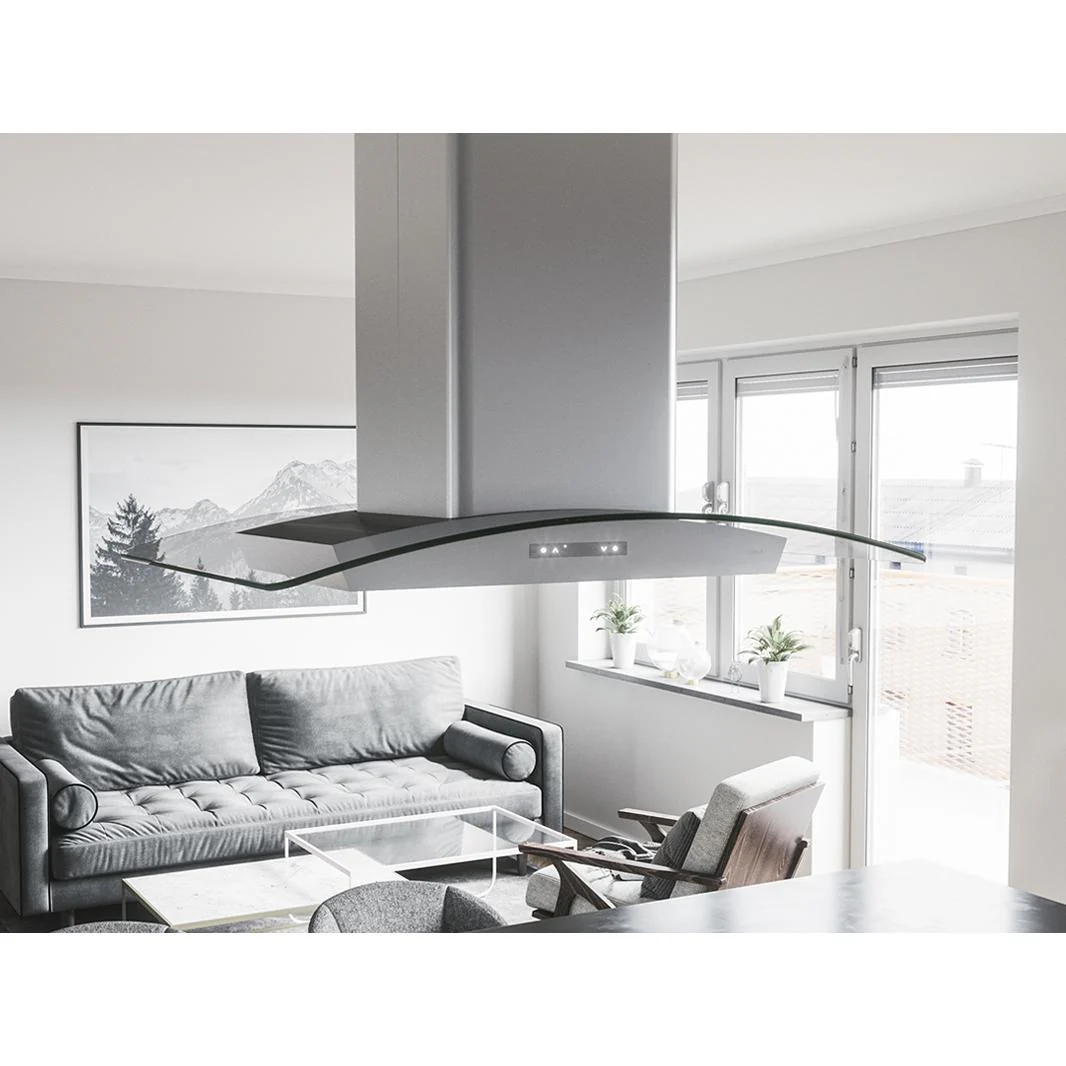 Zephyr Hotte îlot série Milano de 36 po. ZML-M90CG - Image 2