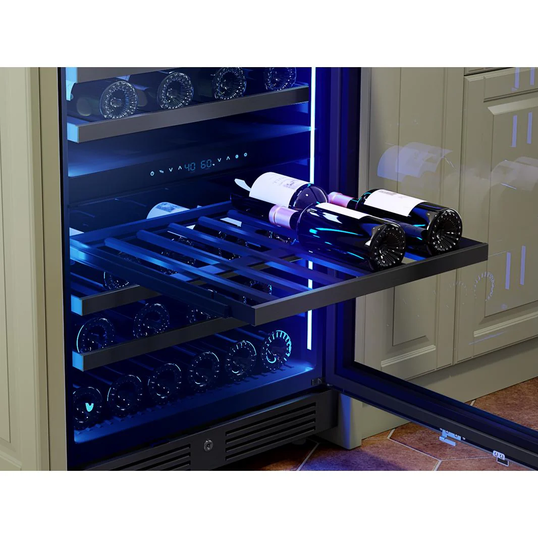 Zephyr Refroidisseur Ă vin Presrvâą de 45 bouteilles Ă zone double PRW24C02CBSG - Image 4