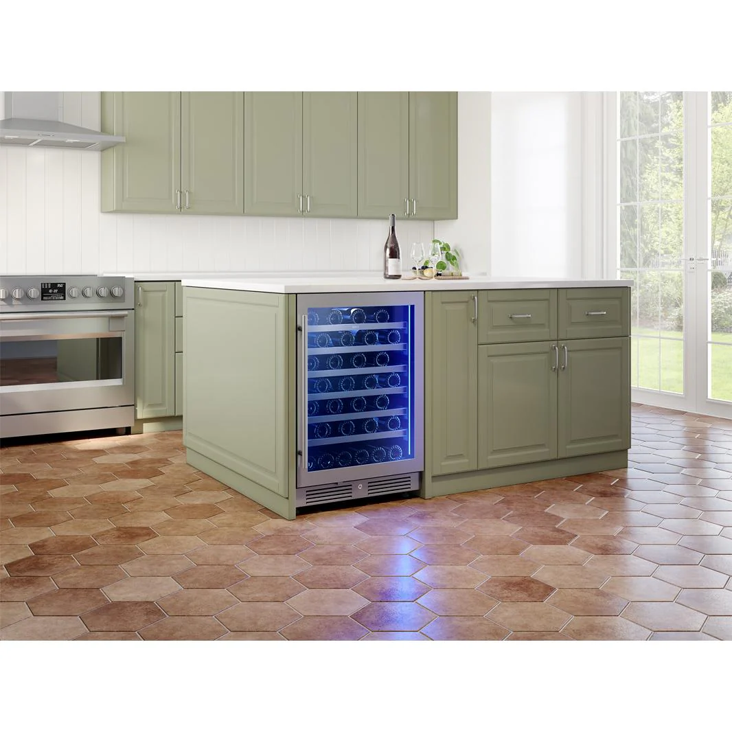 Zephyr Refroidisseur Ă vin Presrvâą de 53 bouteilles avec technologie Active Cooling PRW24C01CG - Image 9
